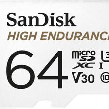 SanDisk High Endurance SDSQQNR-064G-GN6IA Class 10 UHS-I U3 V30 64 GB Micro SD Hafıza Kartı