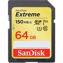 Sandisk SDSDXV6-064G-GNCIN Extreme 64 GB SDXC 120 Mb/S Hafıza Kartı