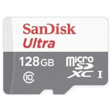 SanDisk Ultra SDSQUNS-128G-GN6MN 128GB 80MBs Micro SD Hafıza Kartı