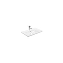 Sanovit Soft 65 cm Beyaz Konsollu Oval Köşeli Lavabo