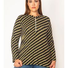 Şans 65N28620 Siyah Kadın Bluz