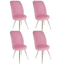 Saray 4 Adet - Pembe Sandalye
