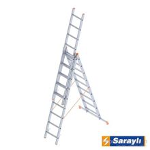 Saraylı 3x9 A Tipi 5.7 m Endüstriyel Merdiven