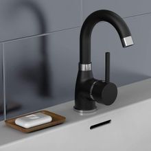 Sardıcı 5 Yıl Garantili Lavabo Musluğu Mat Siyah Lavabo Bataryası