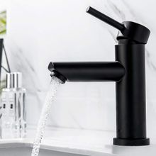 Sardıcı Siyah Kaplama Çift Su Girişli Yüksek Model Lavabo Bataryası