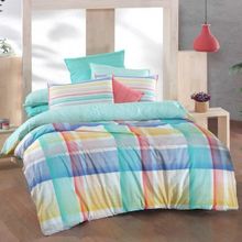 Sarev Vegas Fancy Poplin Mint 200x220 cm Çift Kişilik Nevresim Takımı