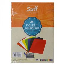 Sarff 15201003 Plastik Opak A4 160 Mic Şeffaf Cilt Kapağı