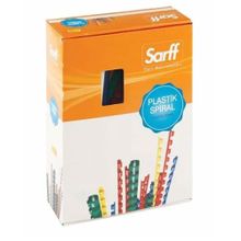 Sarff 51 mm 50 Adet Beyaz Delux Plastik Spiral