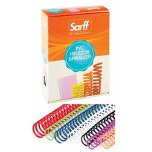 Sarff Pvc Helezon 12 mm Kırmızı Plastik Spiral