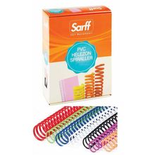 Sarff Pvc Helezon 6 mm Kırmızı Plastik Spiral
