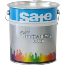 Sate Ekonomik Endüstriyel Yarı Mat Siyah 17 kg Boya