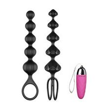 Satisfyer Love Beads Siyah Anal Toplar+mini Vibratör