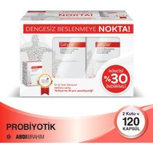 Satylia Probiyotik Çinko ve Krom İçeren Takviye Edici Gıda 2’li Set 120 Kapsül – Abdi İbrahim