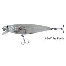 Savage Gear 3D Twitch Minnow 6.6 cm 6 gr 03 White Flash Suni Yem