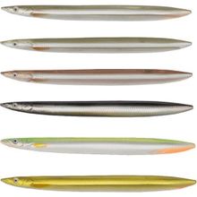 Savage Gear B-SG Line Thru Sandeel 06 Motoroil UV 125 mm 19 gr Suni Yem