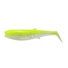 Savage Gear Cannibal Shad 10 cm 9 gr Flou Yellow Glow Suni Yem