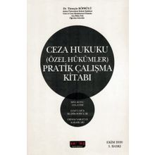 Savaş Yayınevi Ceza Hukuku Özel Hükümler Pratik Çalışma Kitabı