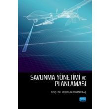 Savunma Yönetimi ve Planlaması Memduh Begenirbaş