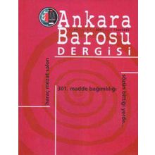 Sayı 1 - Yıl 65 Kış 2007 - Haraç Mezat Salon - Ankara Barosu Dergisi