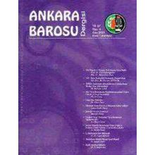 Sayı 1 - Yıl 67 Kış 2009 - Ankara Barosu Dergisi