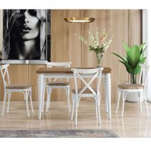 Says Metal Polo 75 x 120 cm Beyaz-Vizon Masa Takımı