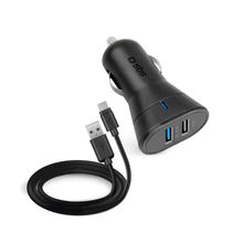 Sbs Araç Şarj Cihazı 2 USB Outputs USB-C Kablo