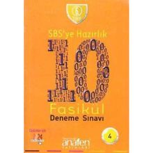 Sbs'ye Hazırlık 10 Fasikül Deneme Sınavı Fasikül: 4 (Sahaf - Yeni Gibi)