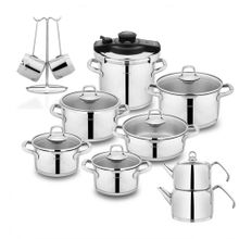 Schafer 1S3513-29001-INX01 Jewel Inox 18 Parça Çelik Çeyiz Seti