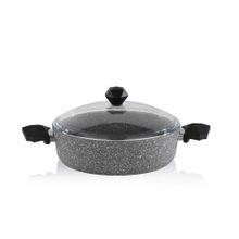 Schafer Cory Y.Y 24 cm Gri Basık Tencere