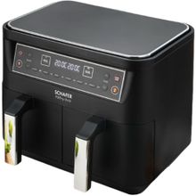 Schafer Fit Fry Dual 8 lt Dijital Siyah Sıcak Hava Fritözü