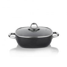 Schafer Gastronomie Master 24 cm Granit Basık Tencere