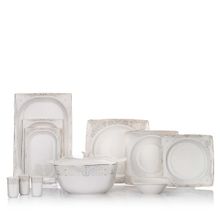Schafer Glamor Point Beyaz 60 Parça 12 Kişilik Yemek Takımı