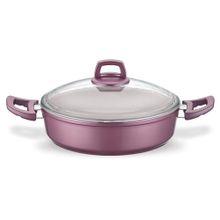 Schafer Granit Eco 30 cm Karnıyarık Tencere Pembe