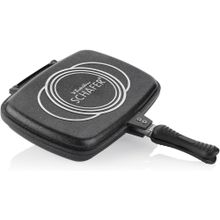Schafer Granit Grill Pan Yuvarlak 32 cm Siyah Tava