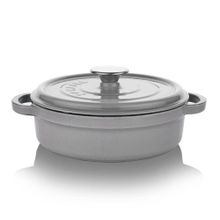 Schafer Guss Chef 24 cm Gri Demir Döküm Karnıyarık Tenceresi