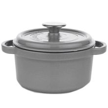 Schafer Guss Chef 24 cm Gri Demir Döküm Tencere