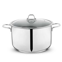 Schafer Held 30 cm 2 Parça Derin Çelik Inox Tencere