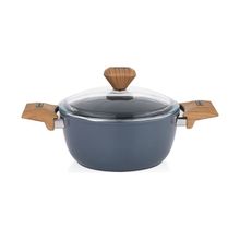 Schafer Schafer Fiesta Seramik 20 cm Siyah Derin Tencere