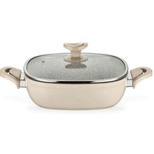 Schafer Shf-26440 Gastronomie Granit 26 cm Krem Karnıyarık Tenceresi
