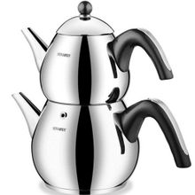 Schafer Tea Chef 4 Parça Siyah Çaydanlık
