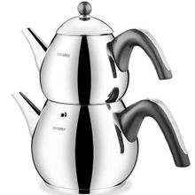 Schafer Tea Chef Siyah Orta Boy Çaydanlık