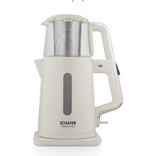 Schafer Teaform Plus Krem Cam Çay Makinesi