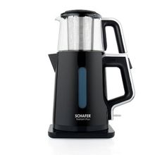 Schafer Teaform Plus Siyah Cam Çay Makinesi
