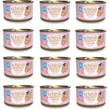 Schesir 12x70 gr Baby Cat Tavuklu ve Somonlu Yavru Kedi Konservesi