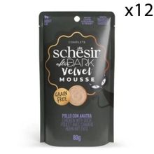 Schesir 12x80 gr After Dark Tavuk ve Ördekli Pouch Mousse Kedi Yaş Maması