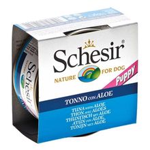 Schesir 150 gr Ton Balıklı ve Aloe Veralı Jelly Yavru Köpek Konservesi