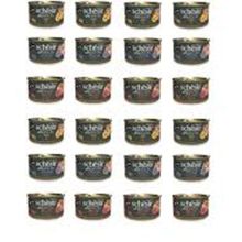 Schesir 24x80 gr After Dark Pate 3 Çeşit Karma Kedi Konserve