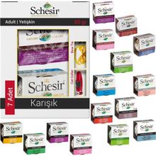 Schesir 7x85 gr Karışık Kedi Konservesi
