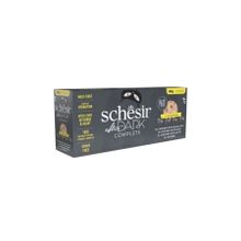 Schesir After Dark Pate Et Suyunda Karışık Lezzetler 12x80 gr Yetişkin Konserve Kedi Maması