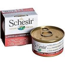 Schesir Naturel Brine Somonlu 85 gr Yetişkin Konserve Kedi Maması